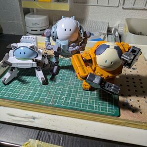 ハロプラ ハロローダー、ハロフィッター、モビルハロ完成品(作成済みの為ジャンク品)