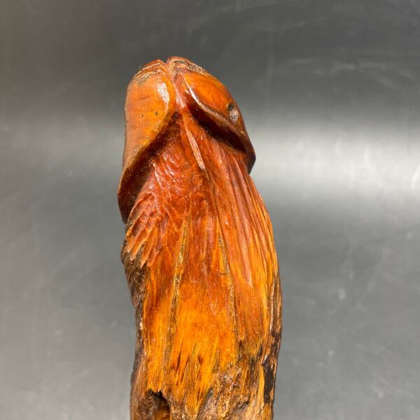 珍品 珍宝 男根 ペニス 木彫 一刀彫 春画 20cm 置物