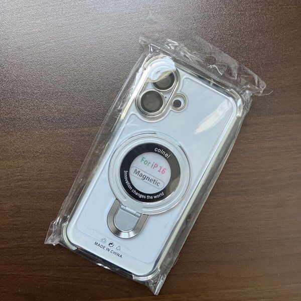 新品MagSafe対応ケース マグセーフ リング付き iPhone16色クリア クリアケース ケース