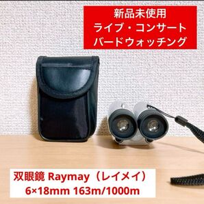 【新品未使用】双眼鏡 Raymay(レイメイ)6×18mm 163m/1000m