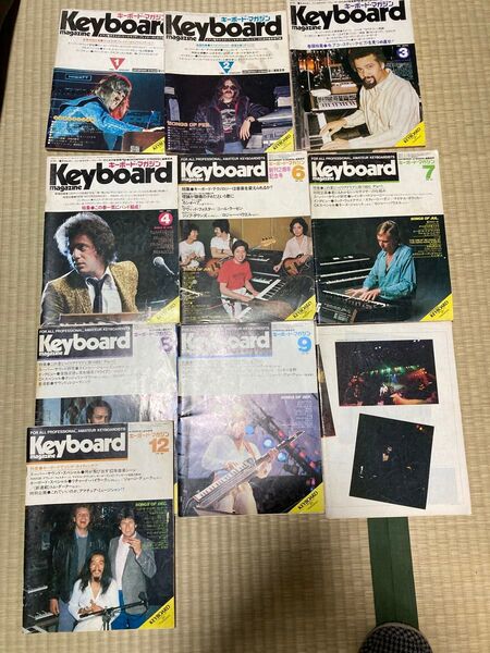 音楽、キーボード雑誌 キーボードマガジン 15冊セット 1981〜1982年
