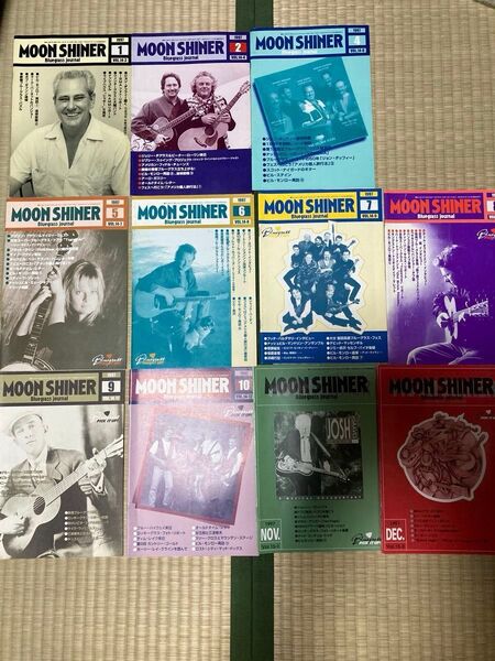 音楽雑誌 ブルーグラスジャーナル ムーンシャイナー Moon Shiner 大量セット127冊 1986〜1997年