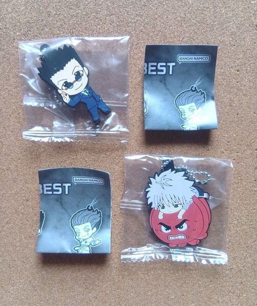 HUNTER×HUNTER カプセルラバーマスコットBEST レオリオ キルア&イカルゴ