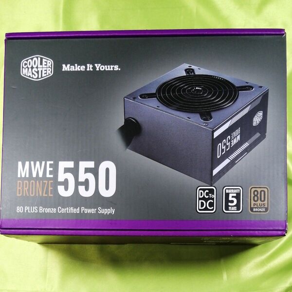 【動作確認済オマケ付】CoolerMaster 550w MWE550 MPE-5501-ACAAB ATX電源ユニット