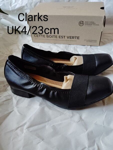Clarks フラットパンプス UK4/23cm ブラック