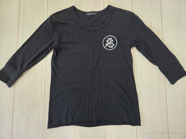 氣志團(SATURDAY NiTE) 七分袖Tシャツ “惡T” 黒