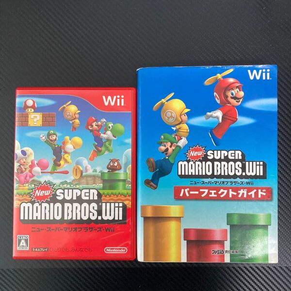 Wii Newスーパーマリオブラザーズ パーフェクトガイド付き