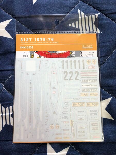 1/20フェラーリ312Tデカール
