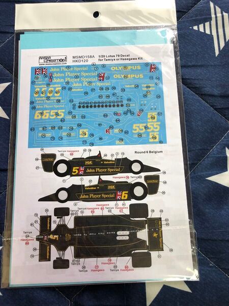 1/20ロータス79デカール