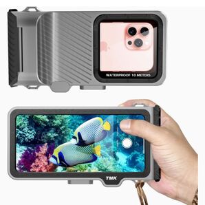 【2025新登場】潜水用ケースiphone 水中撮影スマホケース 水中 写真 IPX8標準防水レベル水深さ10mまで潜水タッチ機能