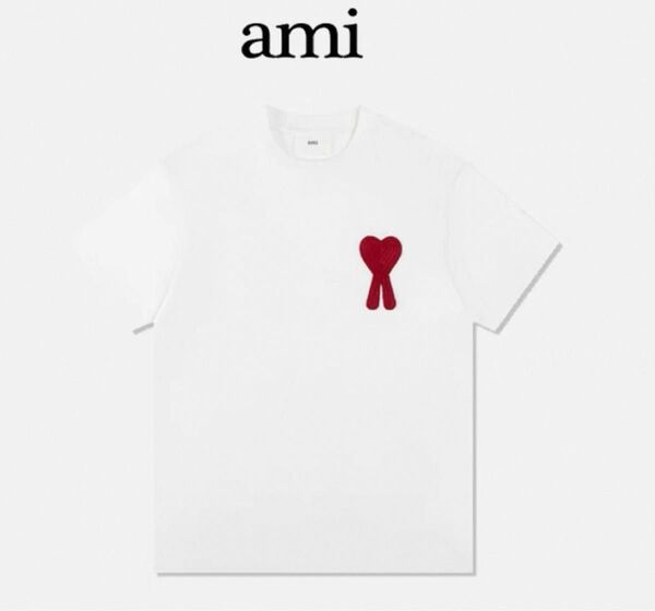 ami paris アミパリ Tシャツ S 白 ホワイト