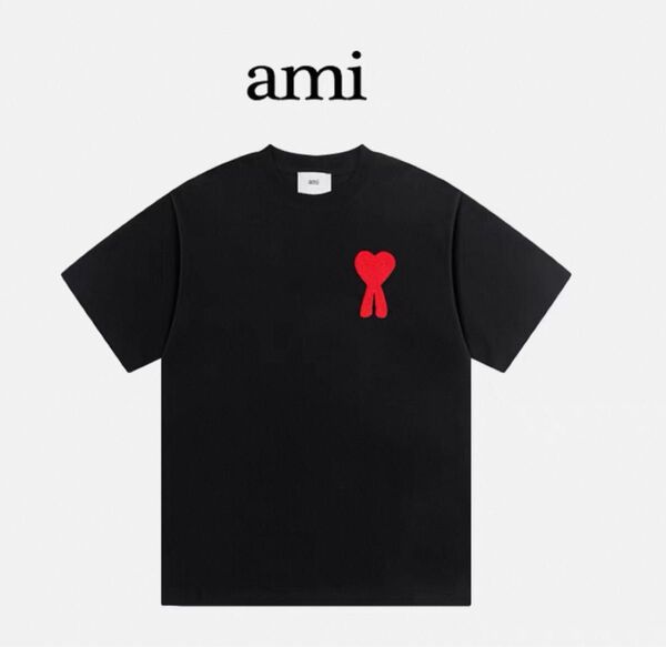 ami paris アミパリ Tシャツ S 黒 ブラック