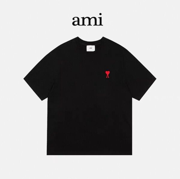 ami paris アミパリ Tシャツ S 黒 ブラック