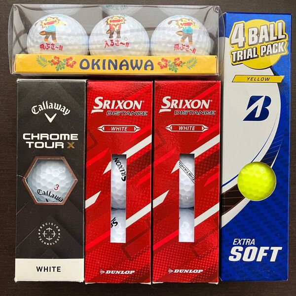 ゴルフボール Callaway SRIXON Bridgestone 他 16個セット