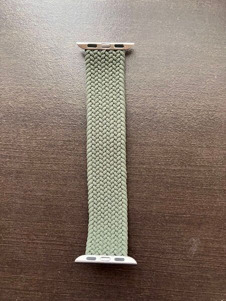 Apple Watch ブレイデッドソロループ オリーブ38/40/41mm 長さ12cm