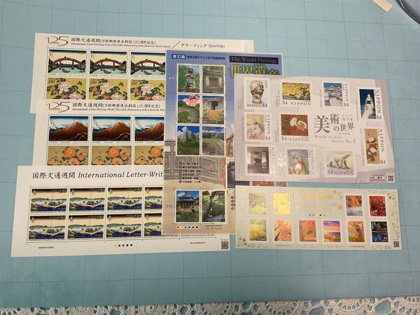 切手シート まとめ売り 【未使用6シート¥6,180】 ★★額面割れ出品★★