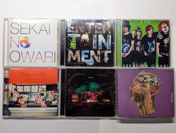 SEKAI NO OWARI (世界の終わり) CDアルバム 6枚セット【バラ売り可能】