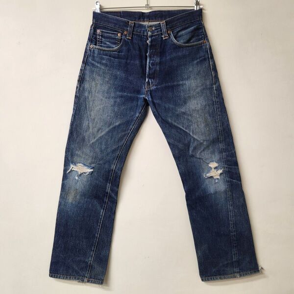 【美色】LEVI'S リーバイス 501XX バレンシア工場 米国製 1947年モデル ジーンズ デニムパンツ W34
