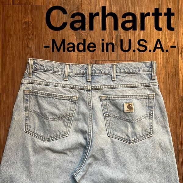 USA製!!【Carhartt カーハート】デニム ワークパンツ W36 L32