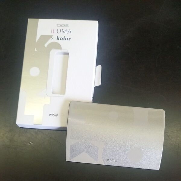 【限定 完売品 美品】IQOS ILUMA i PRIME アイコスイルマプライム 限定kolor コラボラップカバー シルバー