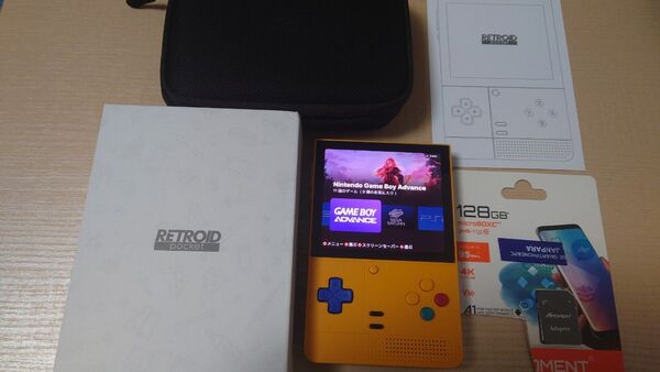 Retroid Pocket Classic 6GB/128GB PKMイエロー&キャリングケース&マイクロSD128GBオマケ付