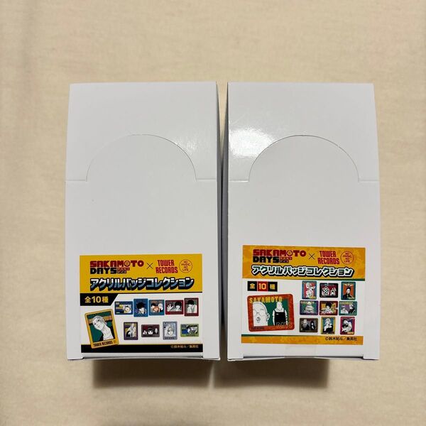 サカモトデイズ タワレコ カフェ 原画展 アクリルバッジコレクション box 南雲 神々廻 夏生 シン 大佛 楽 スラー リオン