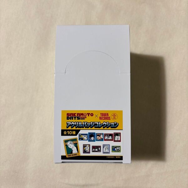 サカモトデイズ タワレコ カフェ アクリルバッジコレクション コンプリート box 南雲 夏生 神々廻 シン 大佛 楽 スラー
