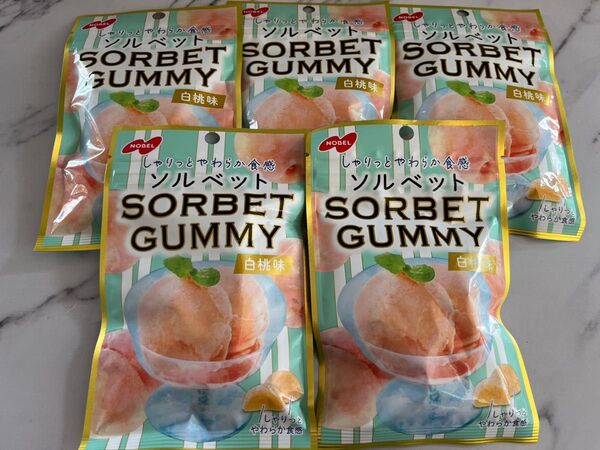 ソルベットグミ白桃味 セット