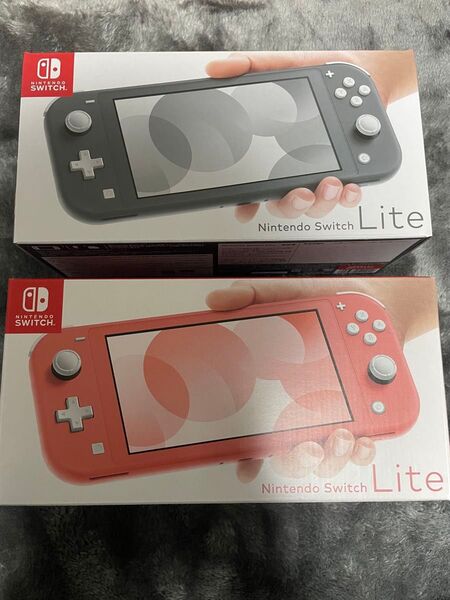 Nintendo Switch Lite グレー コーラルピンク 本体