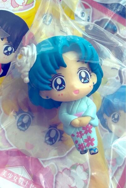未開封 セーラームーン ぷちきゃら! 抽選販売 みんなでお祭り編 桜ver. フィギュア 水野亜美 マーキュリー