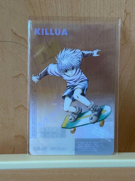 当時物 HUNTER×HUNTER キルア クリアカード カード ハンターハンター ハンター×ハンター
