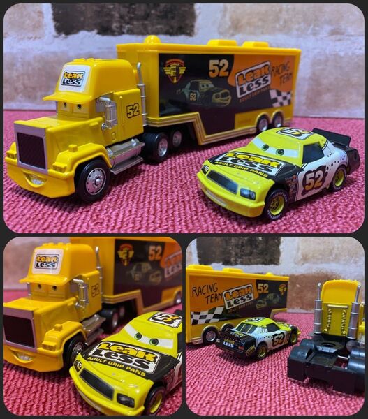 カーズマックトラックトレーラーリークレスNO.52 LEAKLESSダイキャストカーミニカー 2点セット