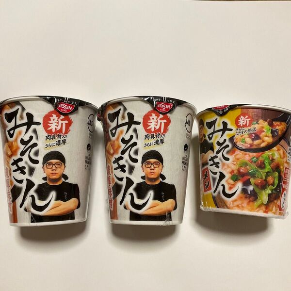 日清食品 みそきん 2個 みそきんメシ1個