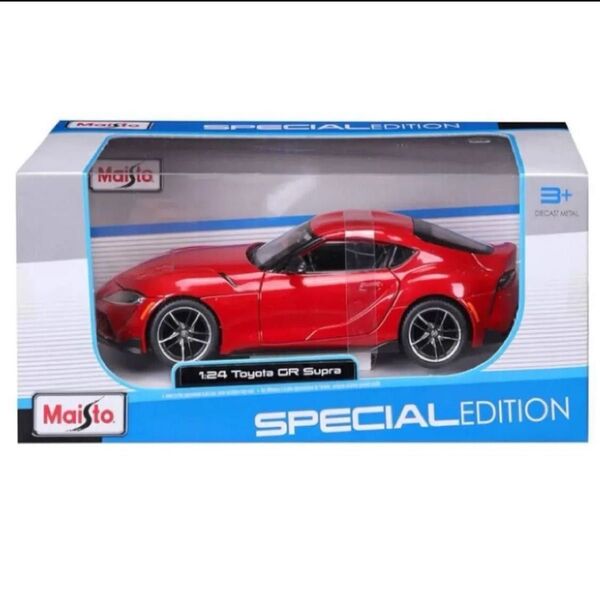 Maisto マイスト 1/24 トヨタ GR スープラ 2021年 モデル 北米仕様 レッド 新品未使用