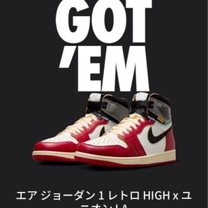 NIKE Air Jordan Union AJ1 ユニオン エアジョーダン128.cm国内正規