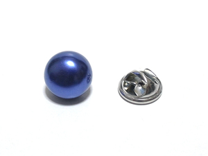laperu pin pin z purple blue purple imite-shon pearl pin-0190-2