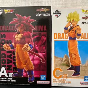 一番くじ ドラゴンボール VSオムニバスCROSSA賞 超サイヤ人4孫悟空 MASTERLISE C賞 孫悟空 フィギュアセット