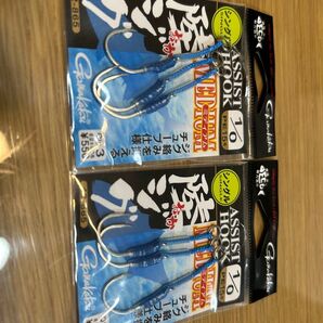 がまかつ(Gamakatsu) アシストフック 陸ジグ ミディアム シングル 1/0 2個パックセット(バラ売り不可)