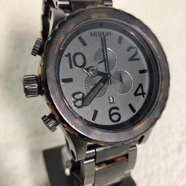 【早い者勝ち!!】NIXON ☆ 腕時計 51-30 CHRONO クロノグラフ ブラック系