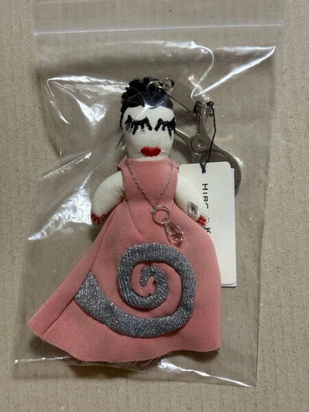 ヒロコちゃん人形 ピンク コシノヒロコ HIROKO KOSHINO ドールチャーム バッグチャーム キーホルダー キーリング