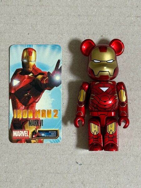 アイアンマン ベアブリック BE@RBRICK 開封品 series20 塗装剥がれあり