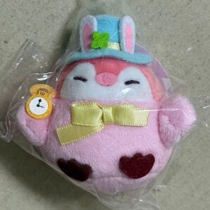 コウペンちゃん ティーパーティーのピンクのうさぎさん 手乗りマスコット てのり ぬいぐるみ アリス