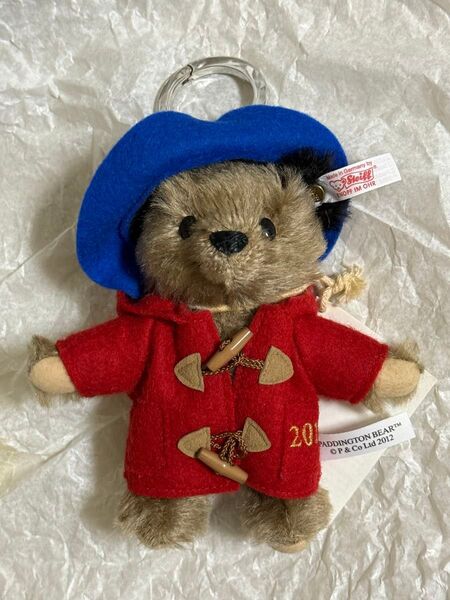シュタイフ 2012年 日本限定 1500体 パディントンベア キーリング ぬいぐるみ Steiff Paddington