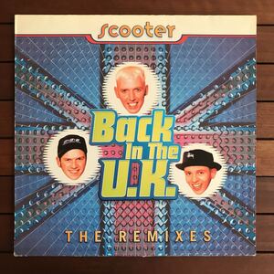 【house】Scooter / Back In The U.K. (The Remixes)［12inch］オリジナル盤《4-1-12 9595》