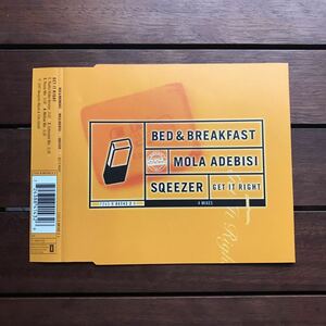 【r&b】Bed & Breakfast / Get It Right［CDs］《4b096 9595》