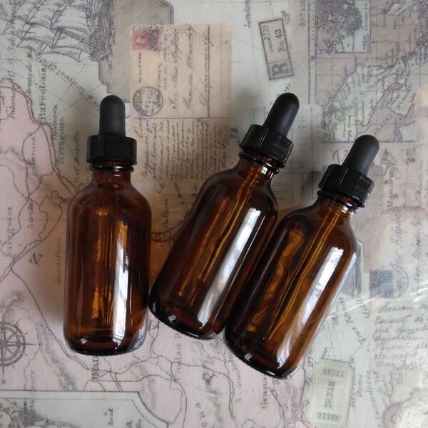 遮光瓶 スポイト瓶 空き瓶 60ml 3本セット