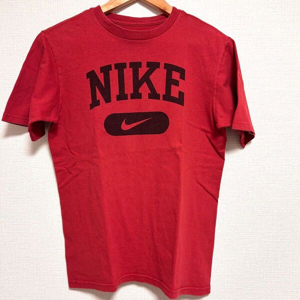 NIKE ナイキ Tシャツ 半袖 ロゴ 赤 レッド メンズ レディース Lサイズ