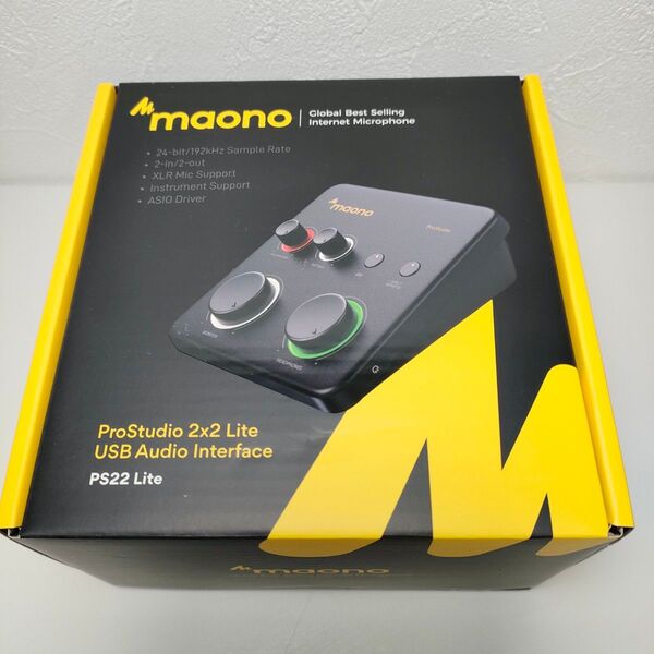 【新品】MAONO オーディオインターフェース オーディオミキサー XLR入力 ルーティング DAW 楽器