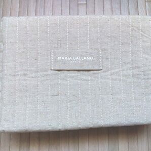 MARIA GALLAND PARIS ポーチ ベージュ ラメ