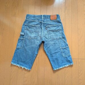 希少美品 リーバイス 503 ペインターデニム 短パン ハーフパンツ サンプル品 W32